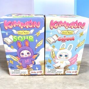 Kimmon Dream Maker 2 Blind Boxes SWEET & SOUR Plush Mystery Doll & Keychain